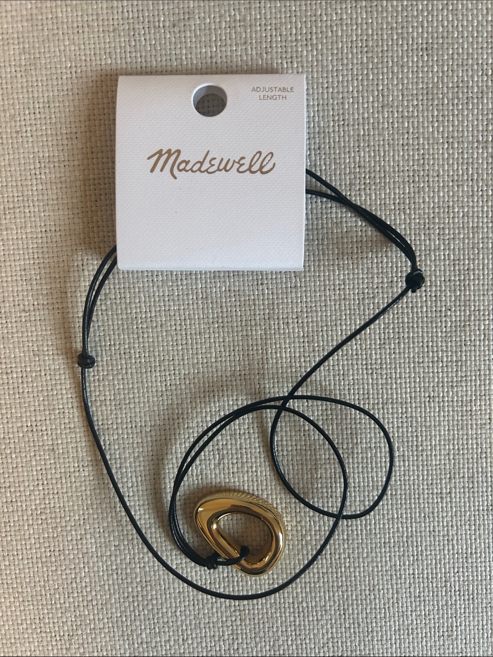New • Madewell adjustable length necklace